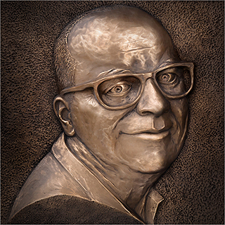 Male Portrait - Bas-Relief Sculpture - Cold Cast Bronze